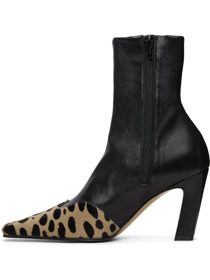 KHAITE Black Nevada Stretch High Boots outlook