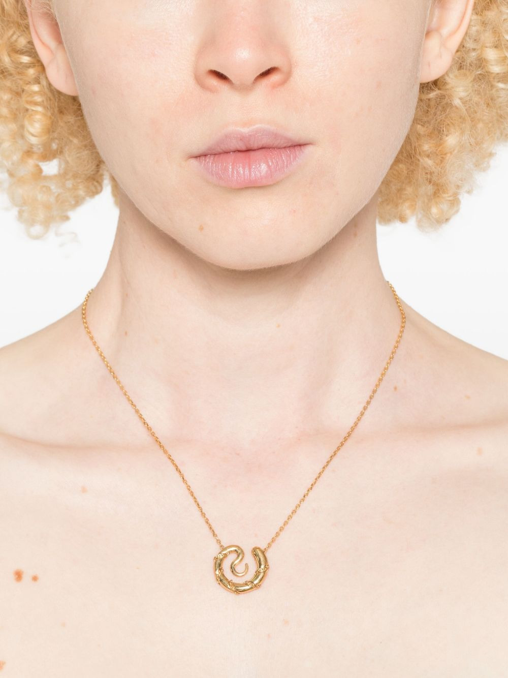 Serpent Medallion chain necklace - 2