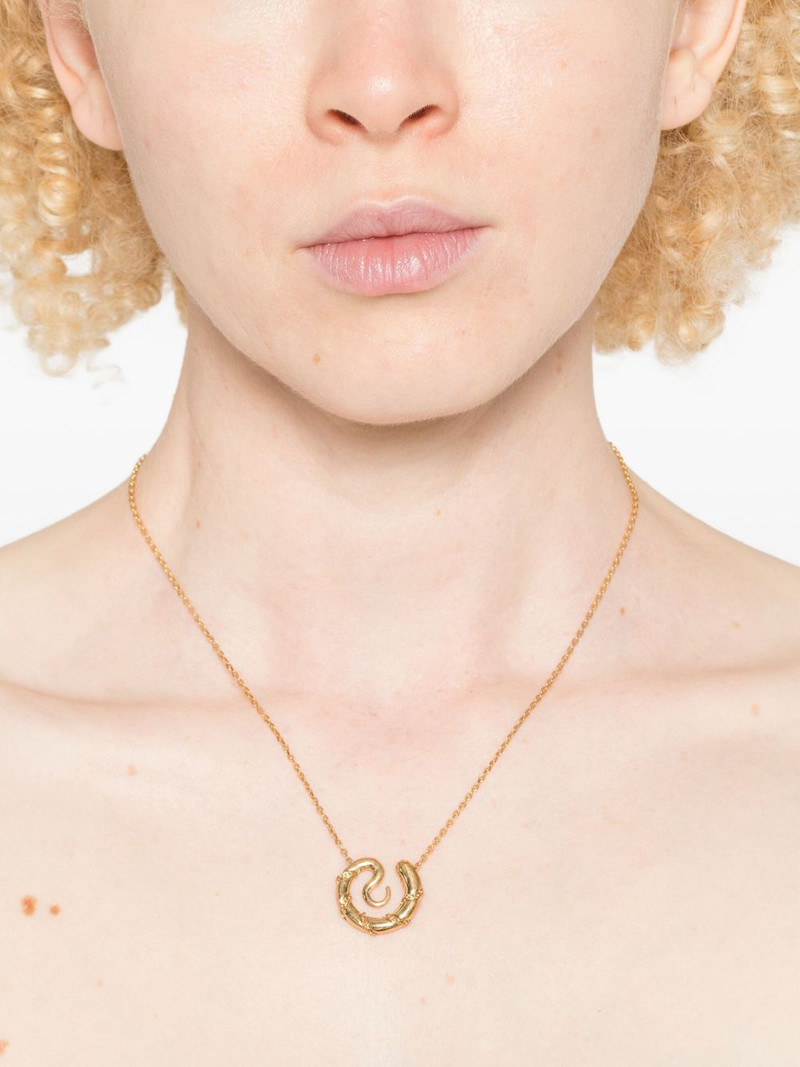 PANCONESI Serpent Medallion chain necklace outlook