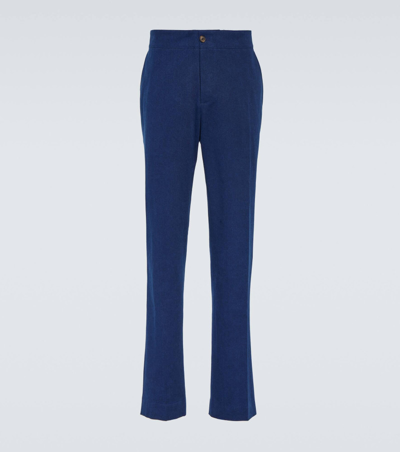 Cotton slim pants - 1