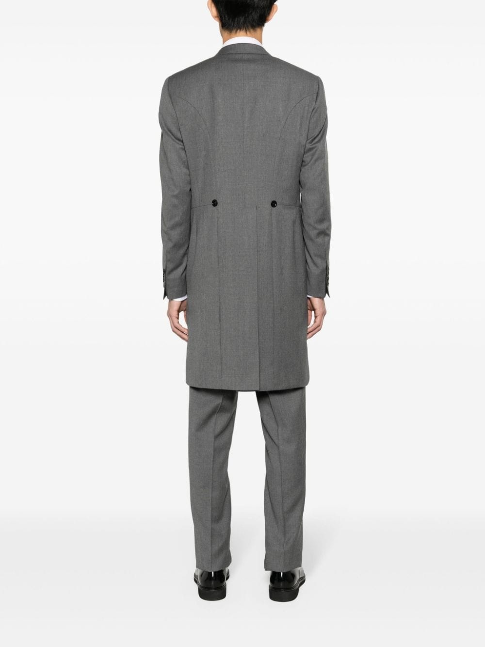 single-breasted wool suit - 4