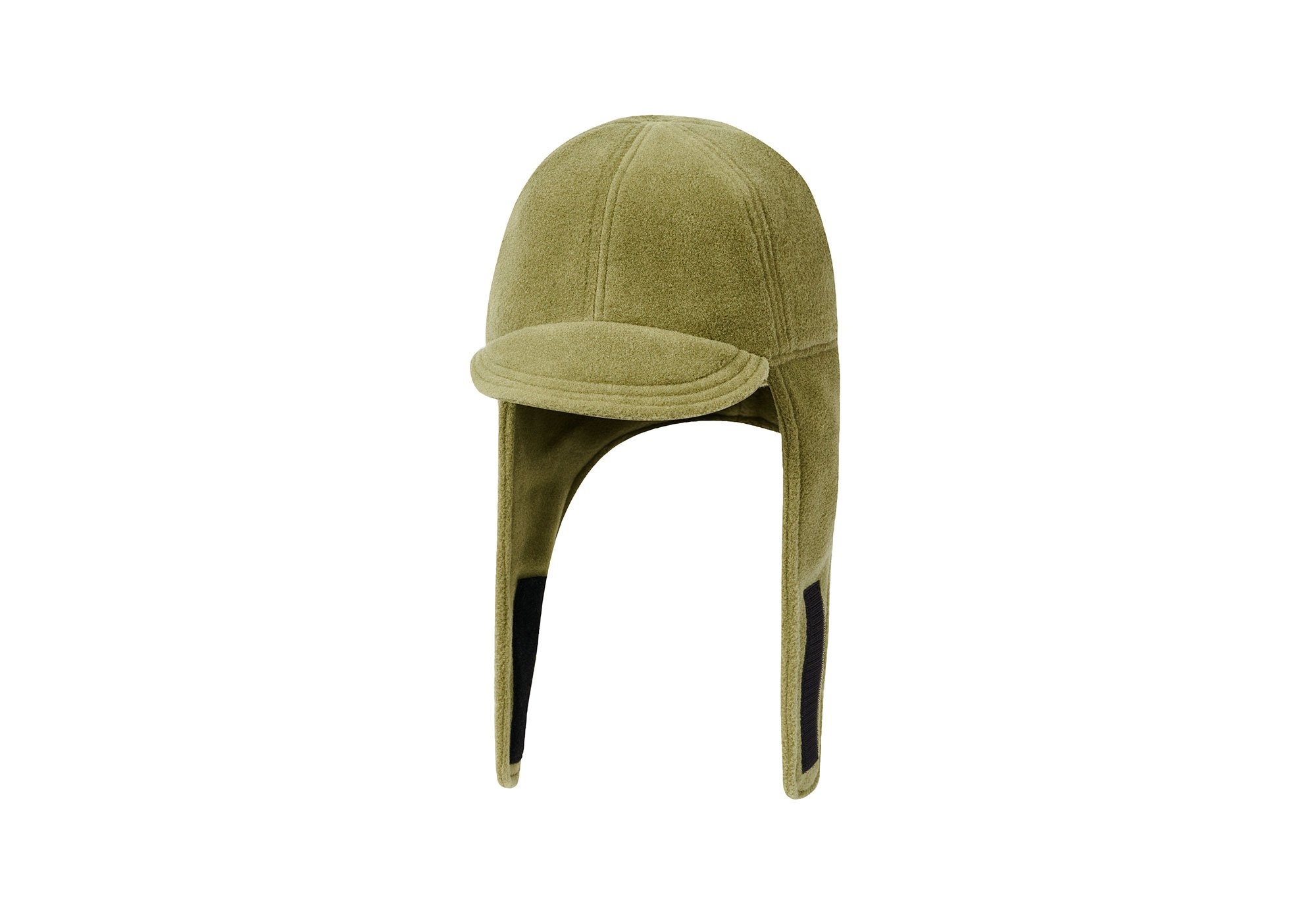 POLARTEC EAR FLAPPER HAT OLIVE - 1