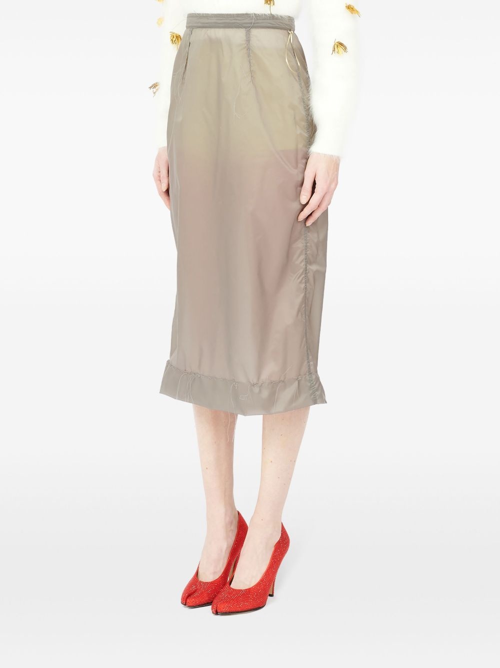Inside Out four-stitch skirt - 6