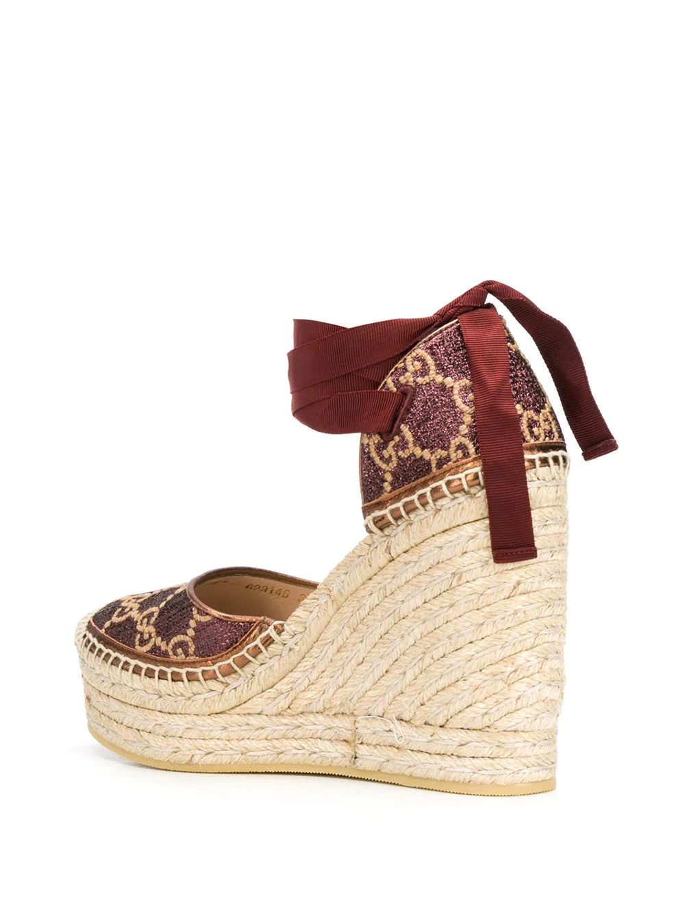 Heritage GG 120mm platform espadrilles - 3