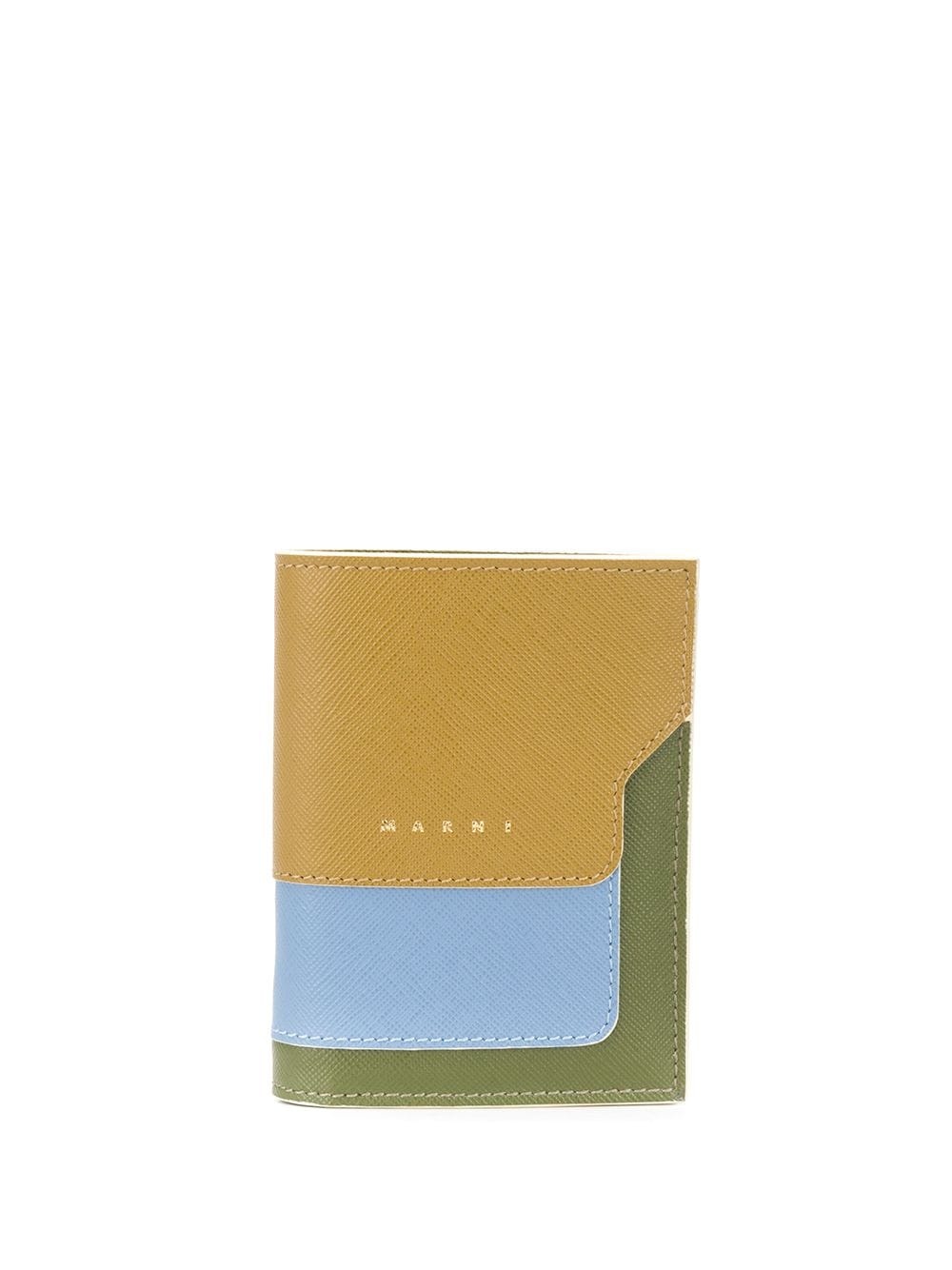 colour-block bi-fold wallet - 1