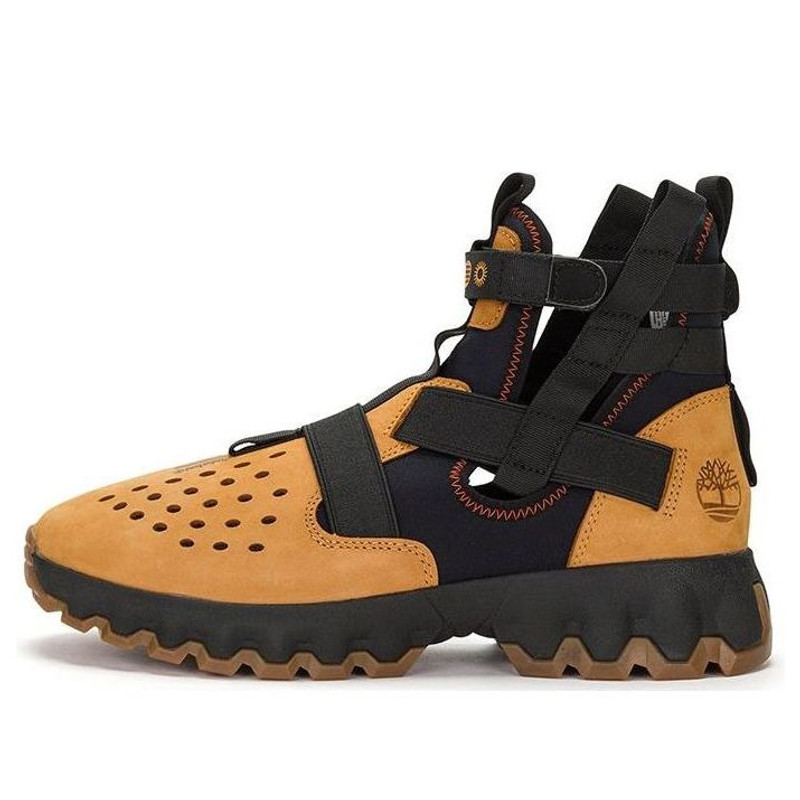 Timberland Greenstride Edge Lace Up Boot Sandals 'Wheat Black' A5QZCW 1