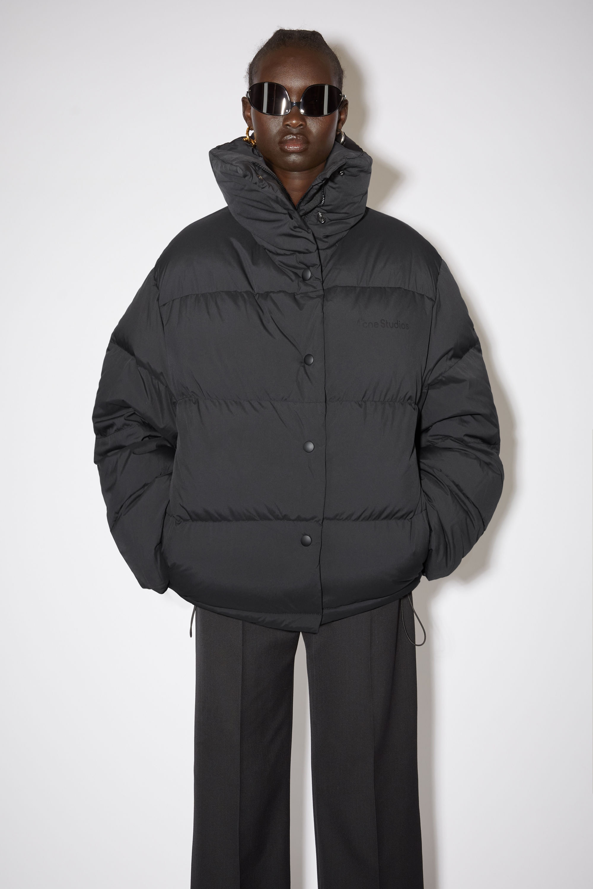 Down puffer jacket - Black - 4