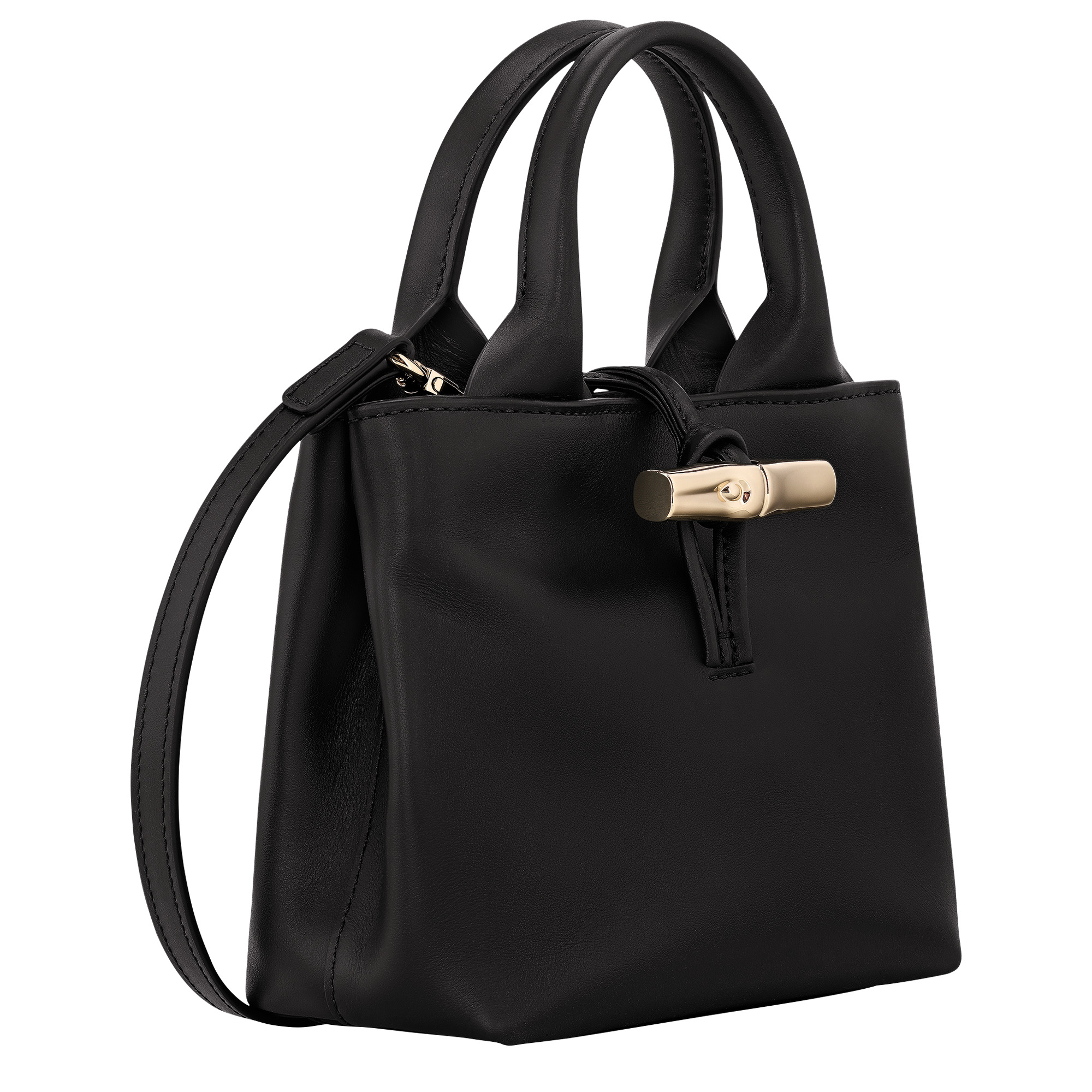 Le Roseau XS Handbag Black - Leather - 3
