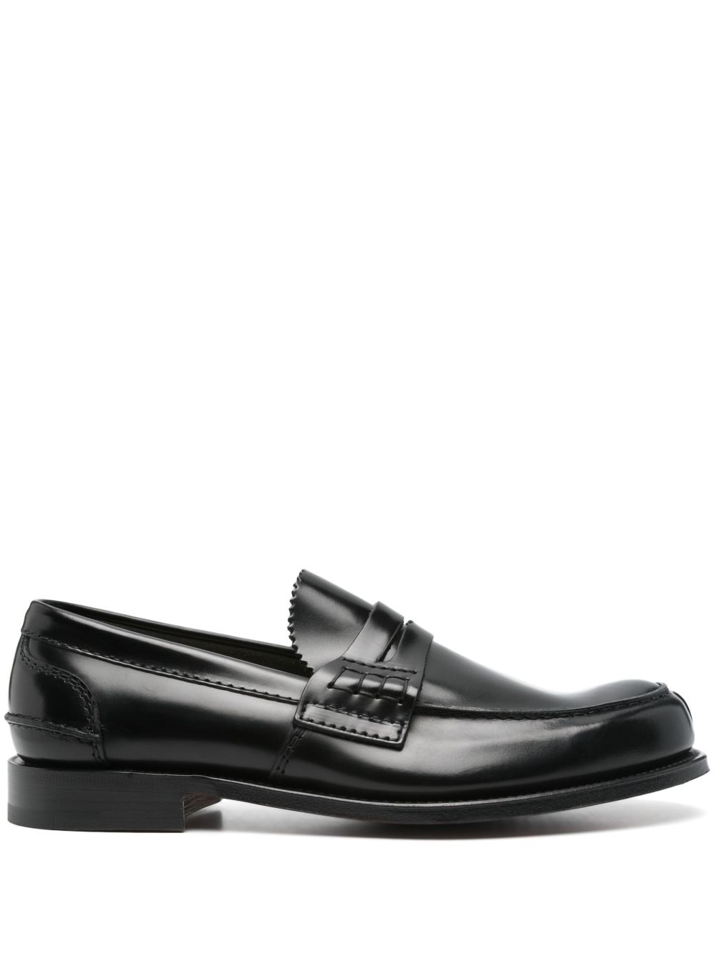 leather loafers - 1