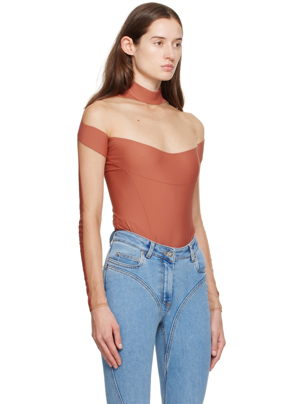 Pink Illusion Bodysuit - 2