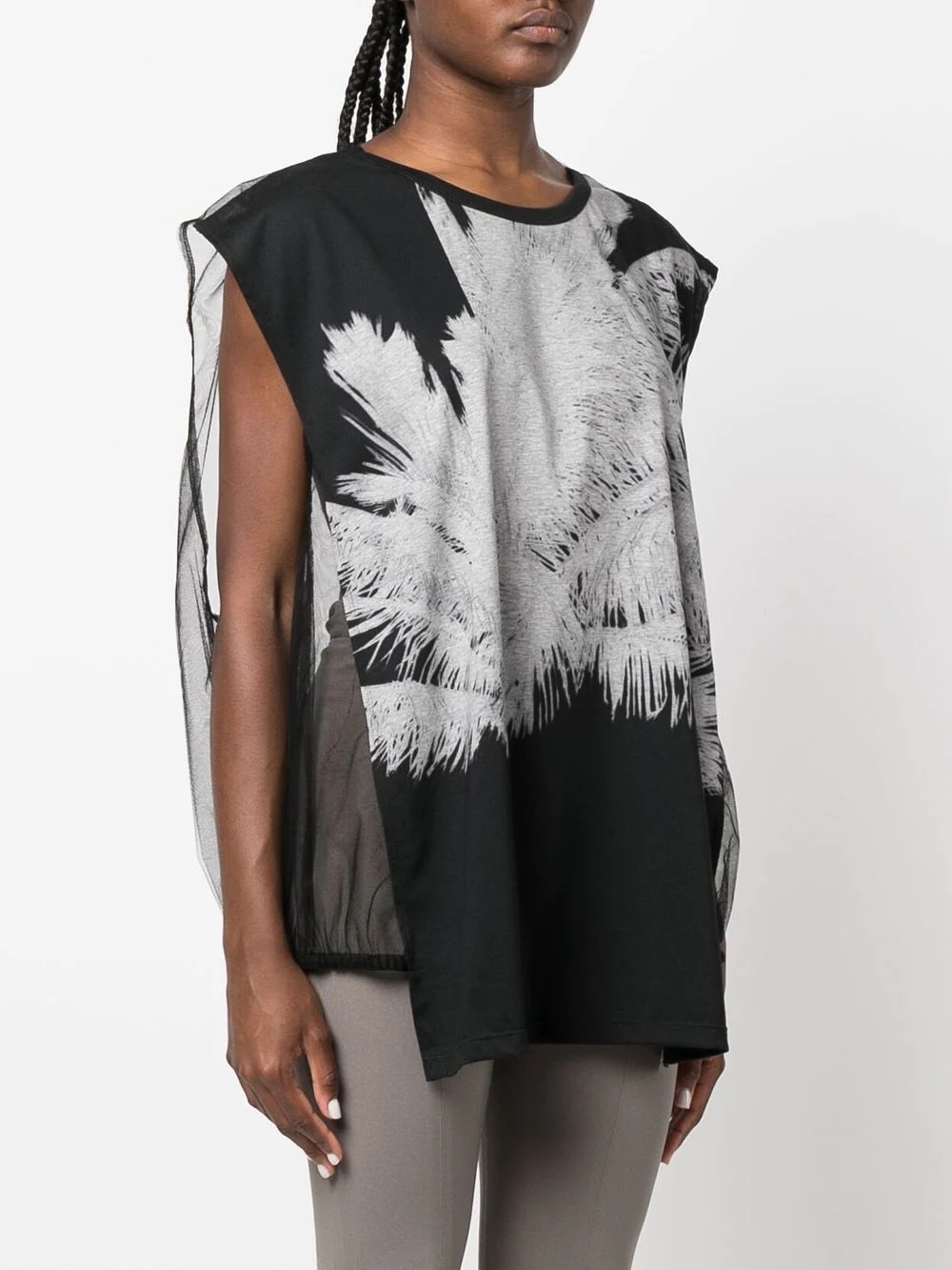 graphic-print top - 3