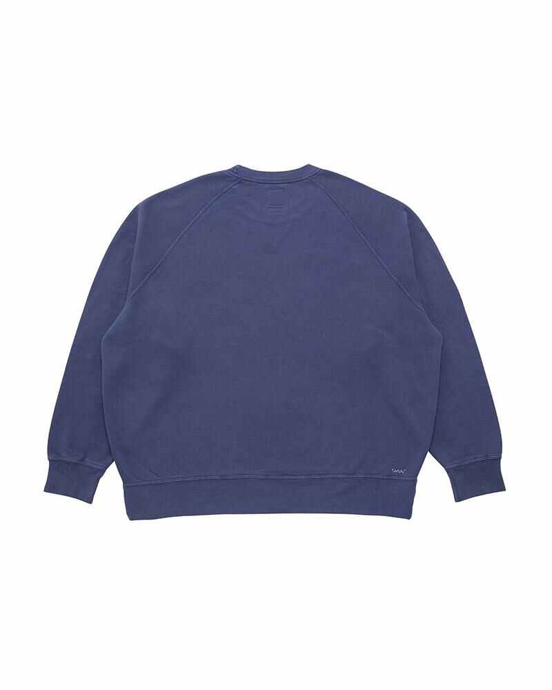 AMPLUS SWEAT L/S DMGD W BLUE - 2