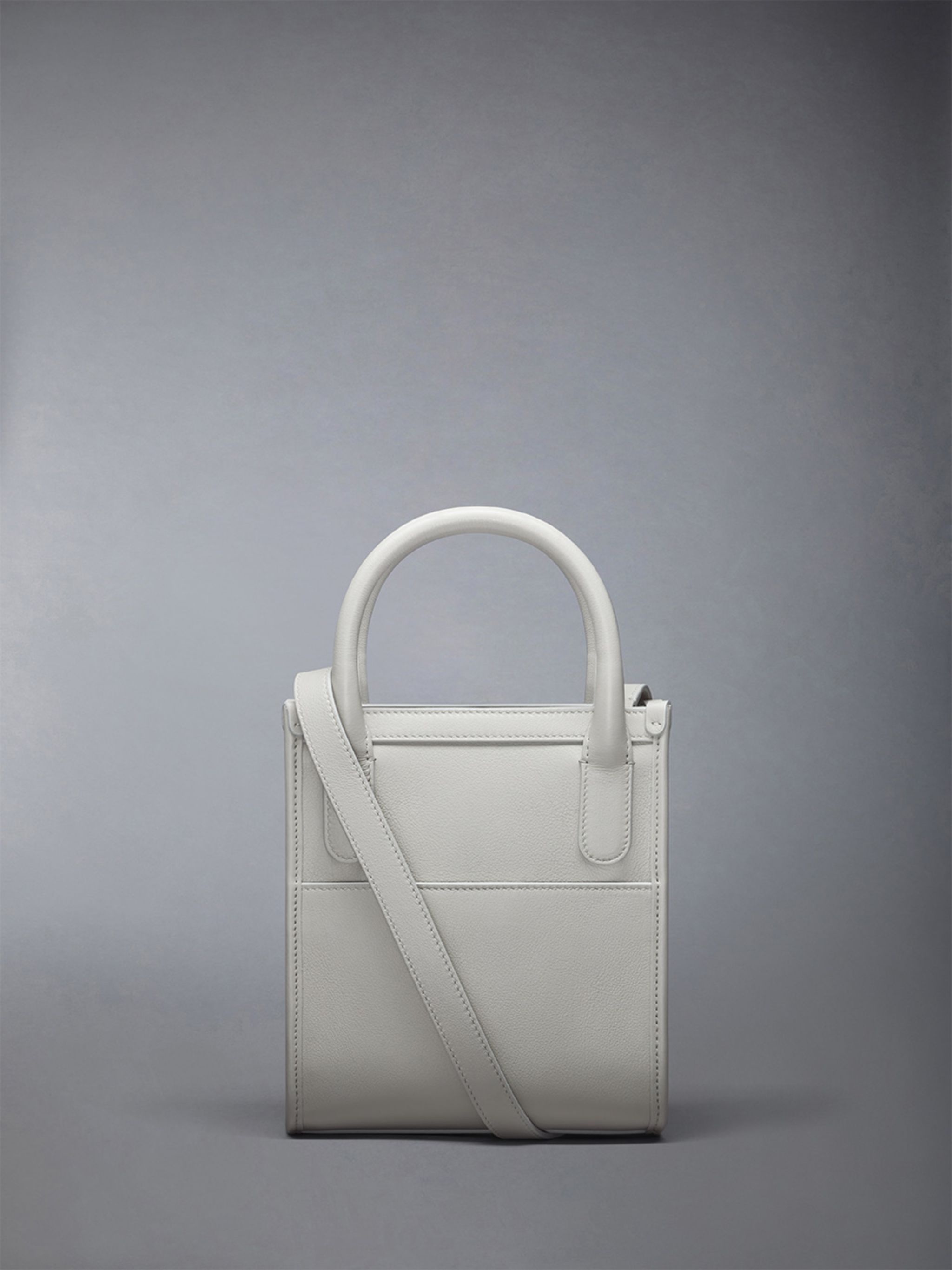 Vertical Mini Tote in Smooth Calf - 3