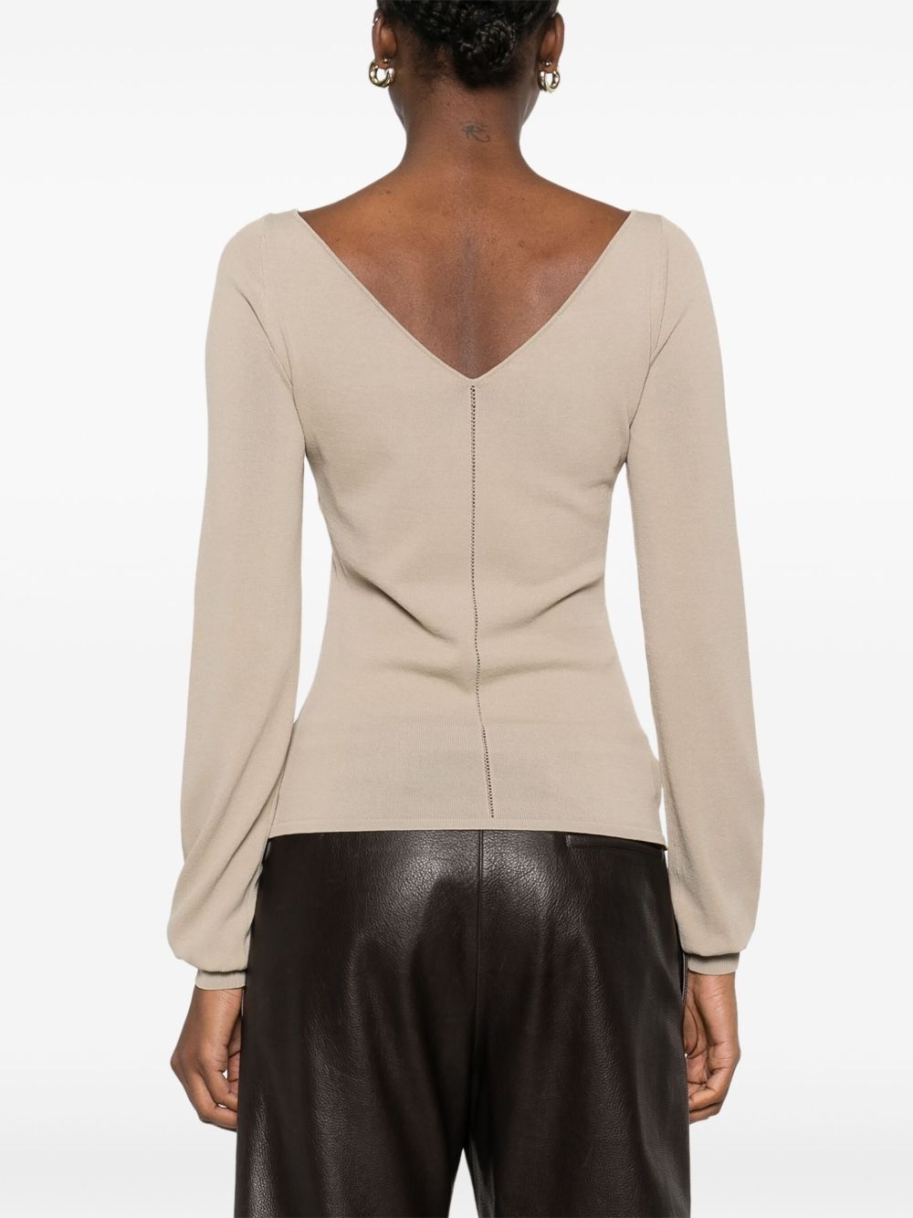V-neck top - 4