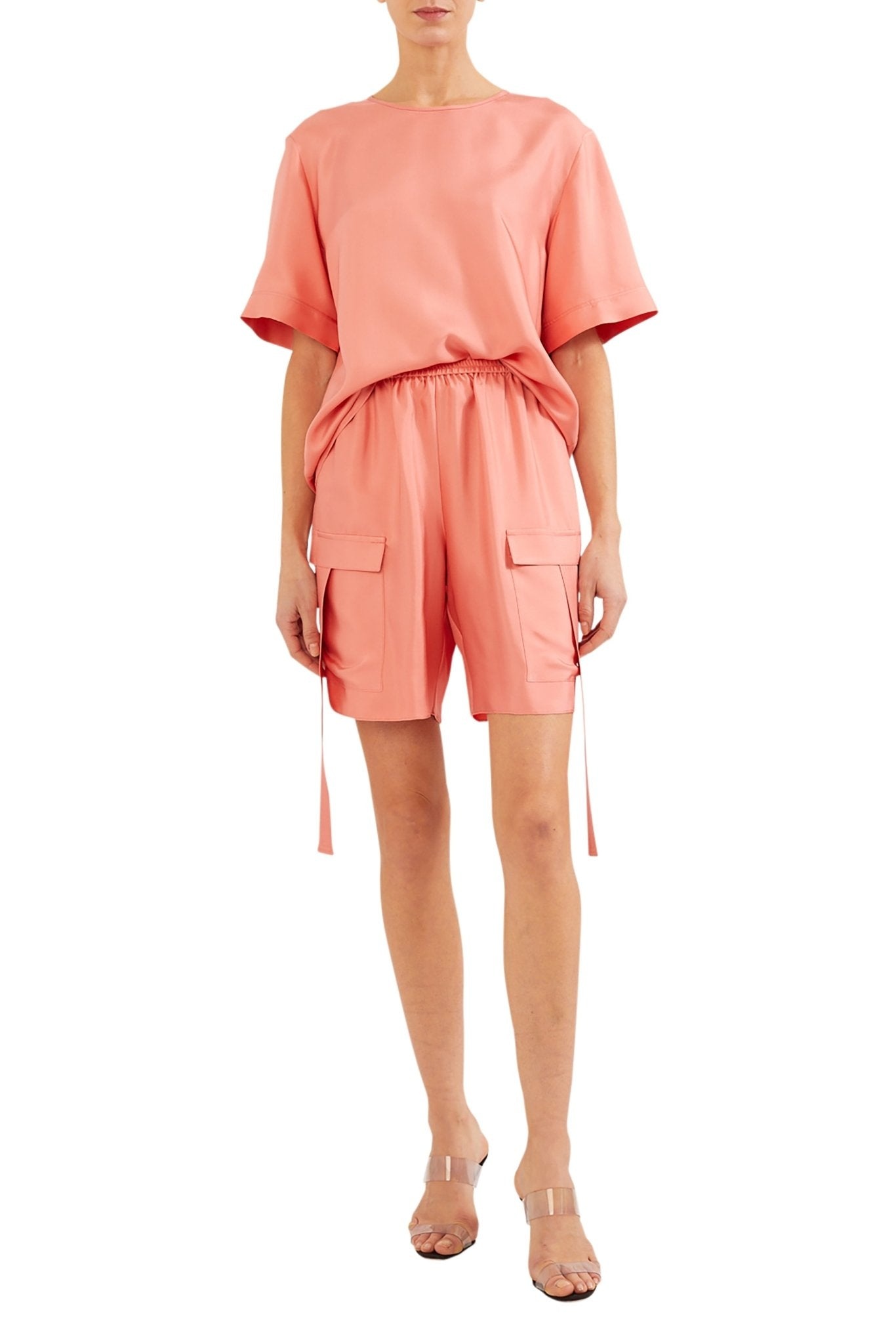 Silky Twill Relaxed Tee - 2