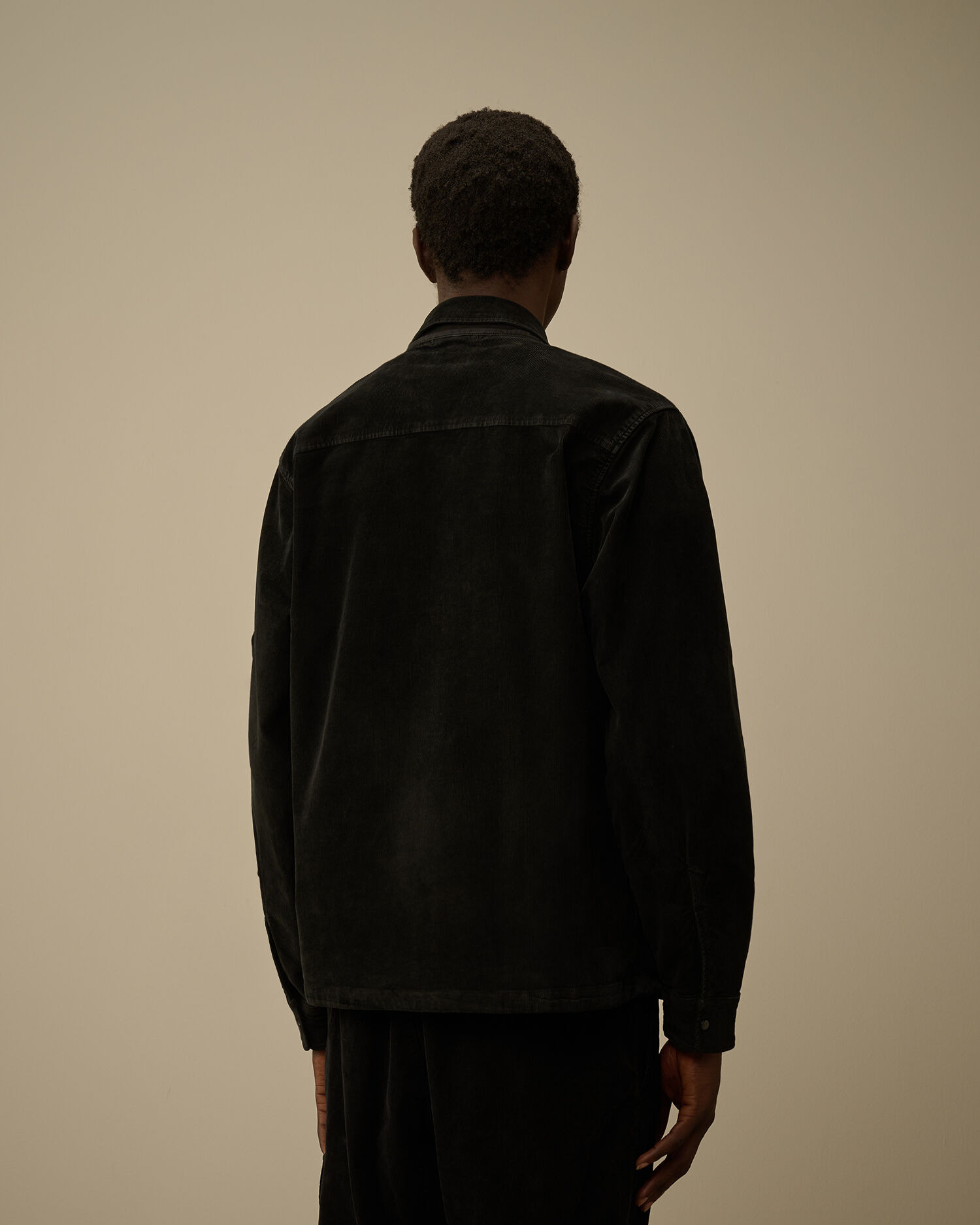 Corduroy Lens Zipped Overshirt - 4