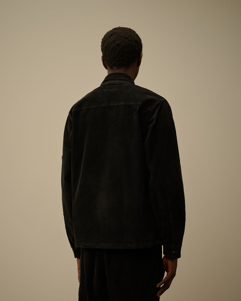 Corduroy Lens Zipped Overshirt 4