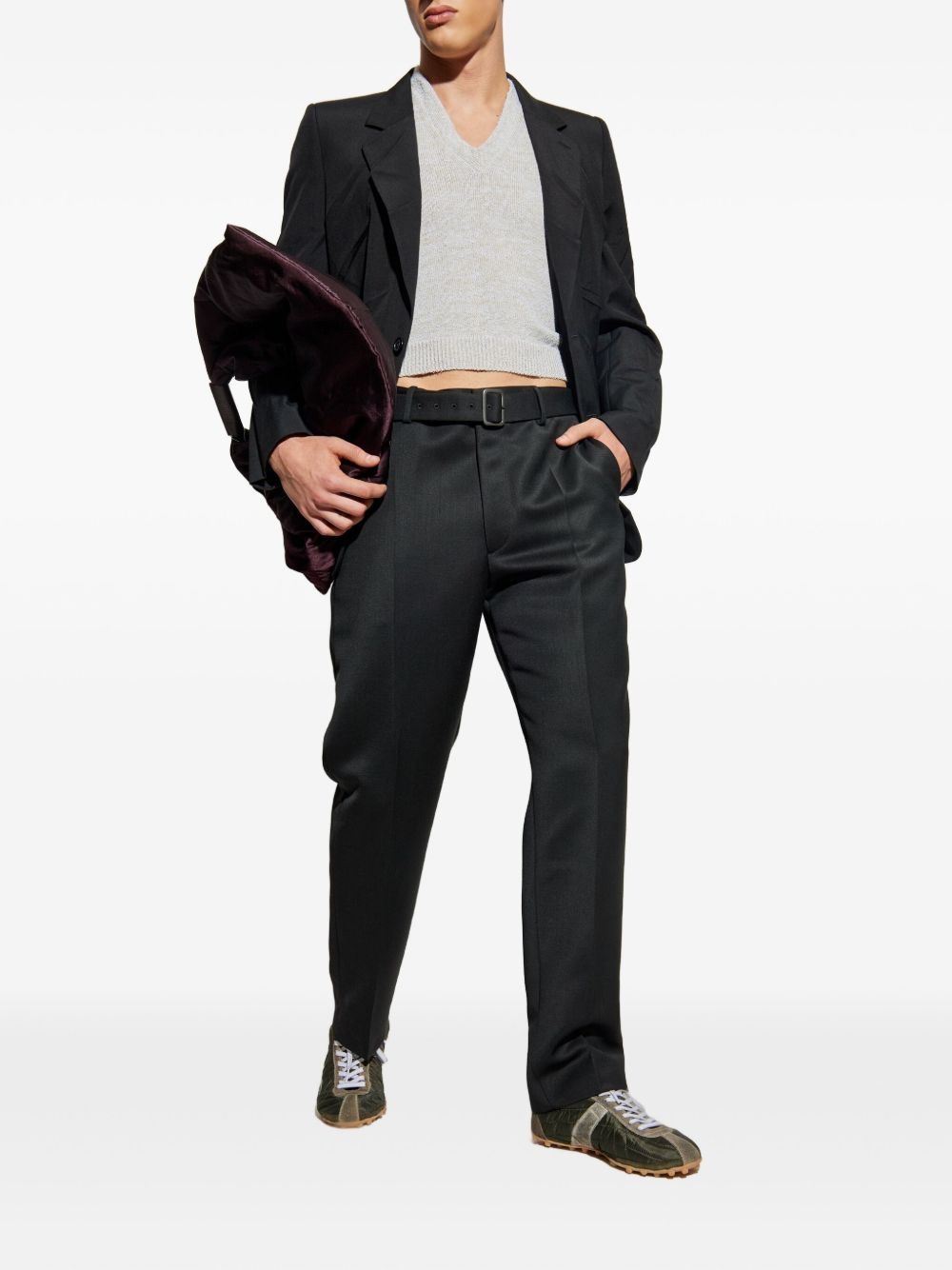 belted trousers - 2