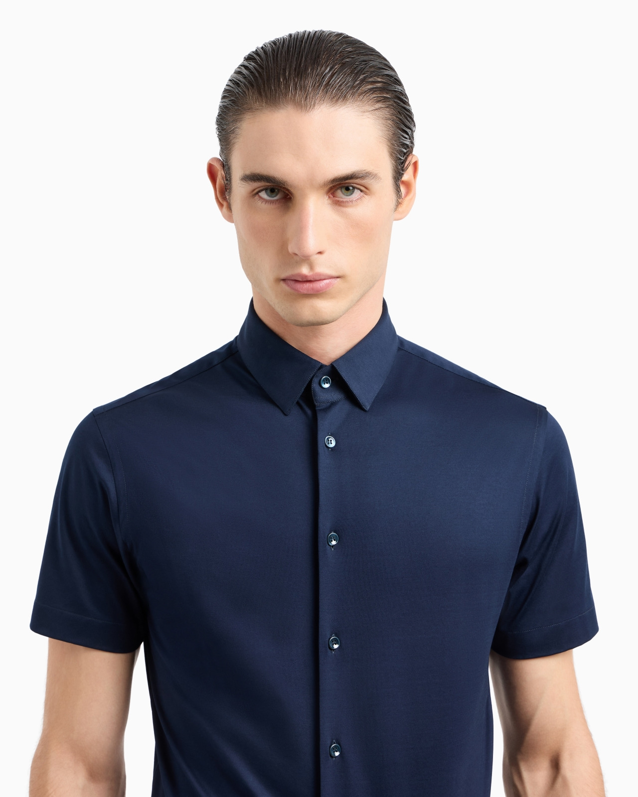 Short-sleeved, cotton-jersey shirt - 5