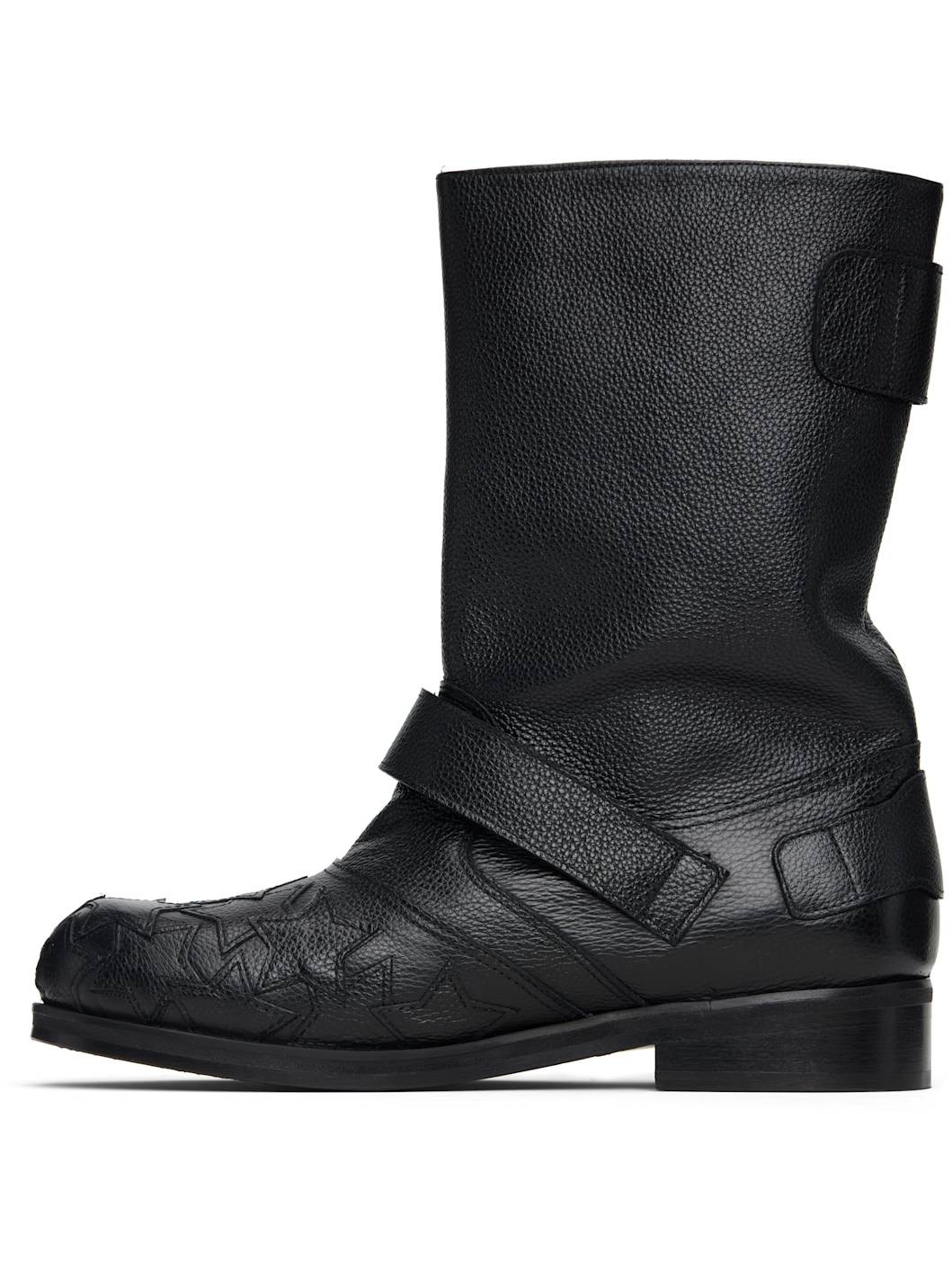 Black Star Biker Boots - 3