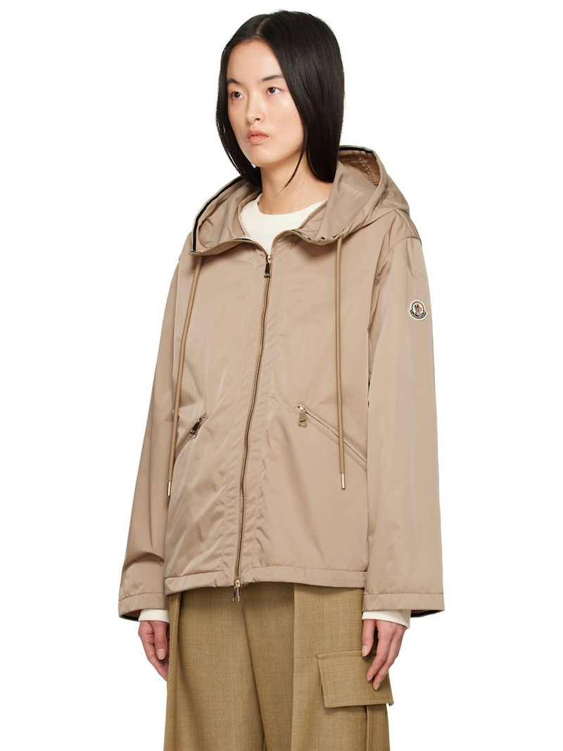 Moncler Beige Cassiopea Hooded Jacket outlook