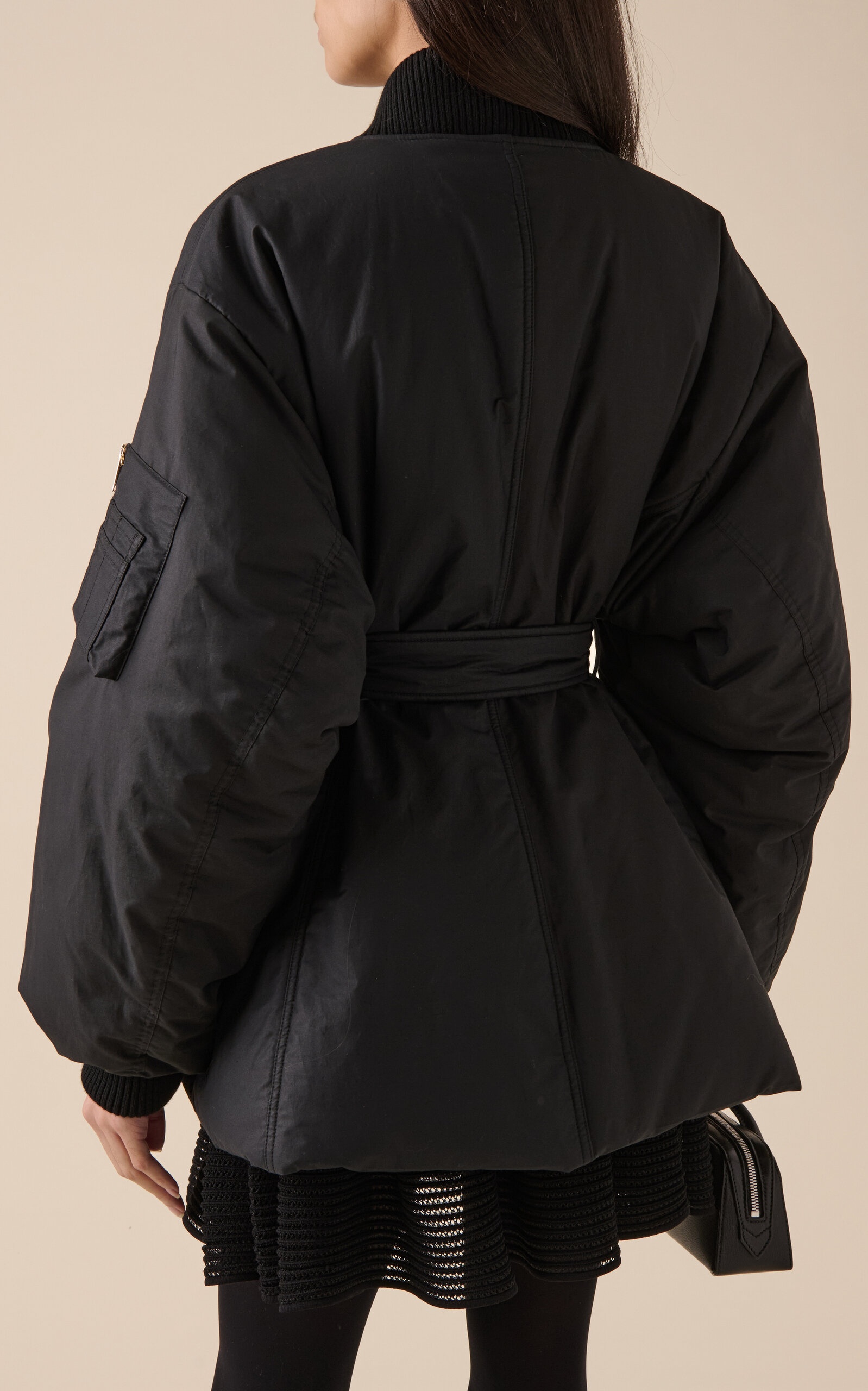 ジャケット ALAIA BELTED BOMBER JACKET Alaïa Belted Bomber Jacket | Black | FARFETCH BH