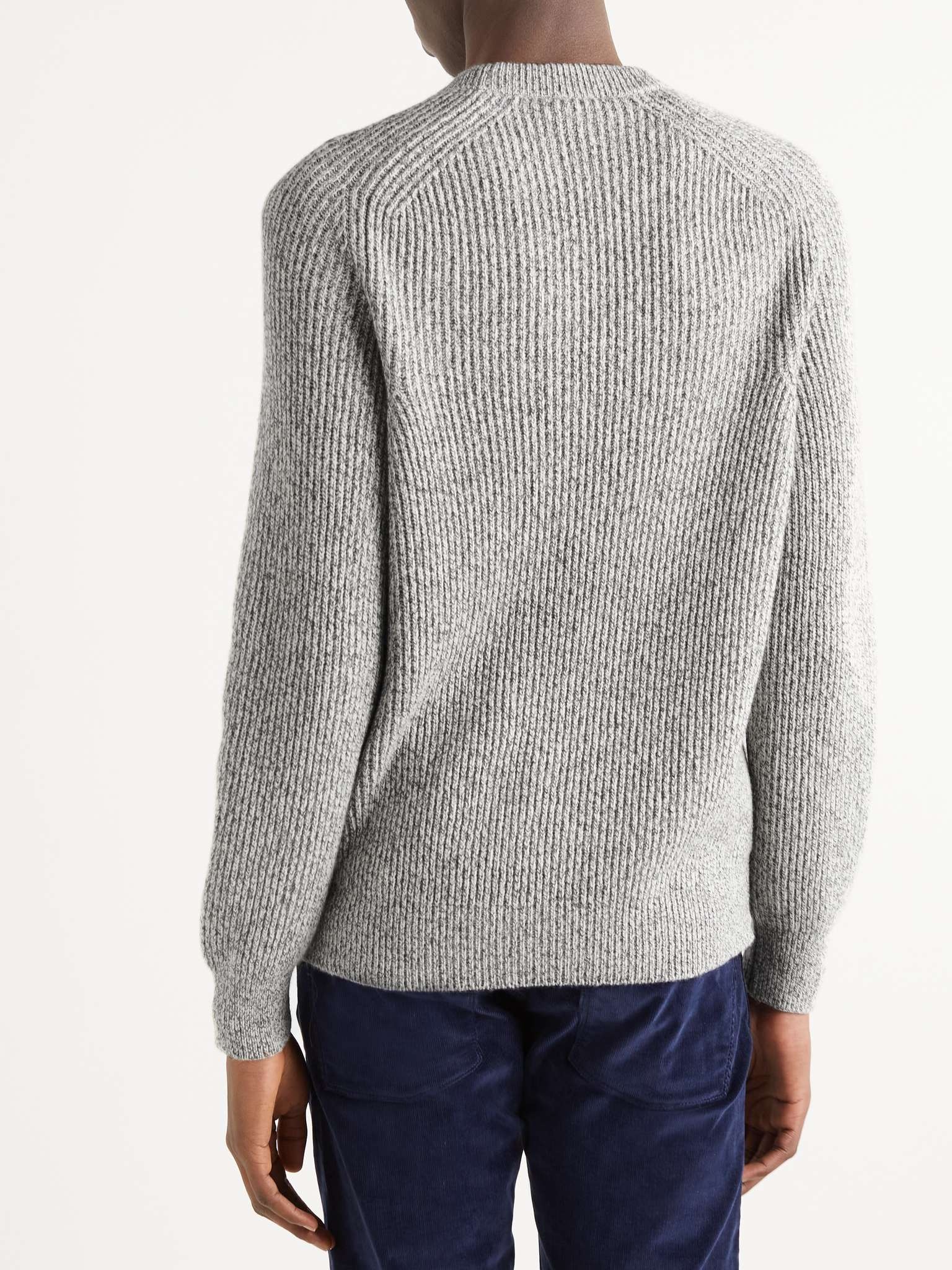 Ribbed Cashmere Sweater - 6