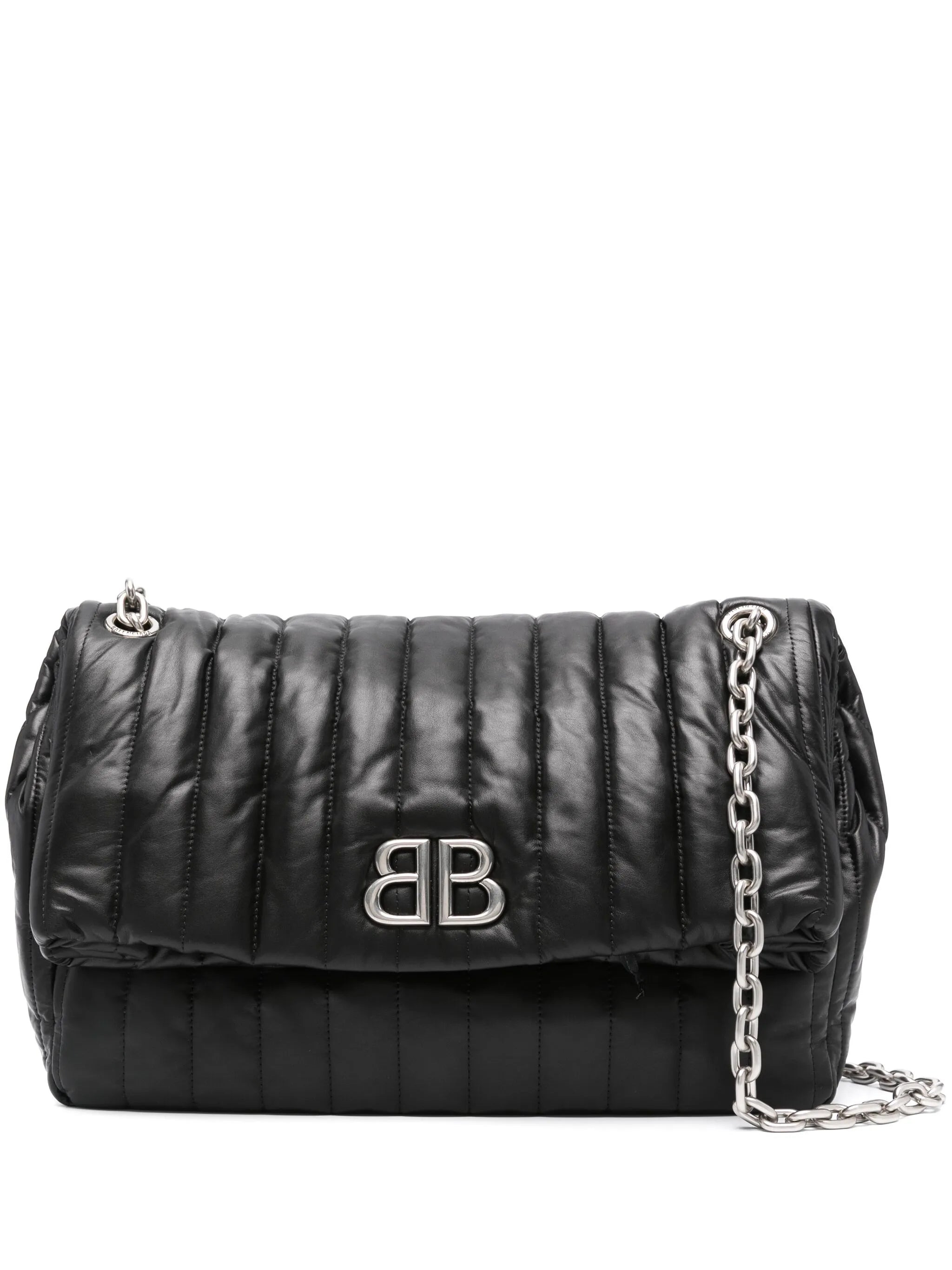 Medium Monaco Chain-strap Quilted Shoulder Bag - 1