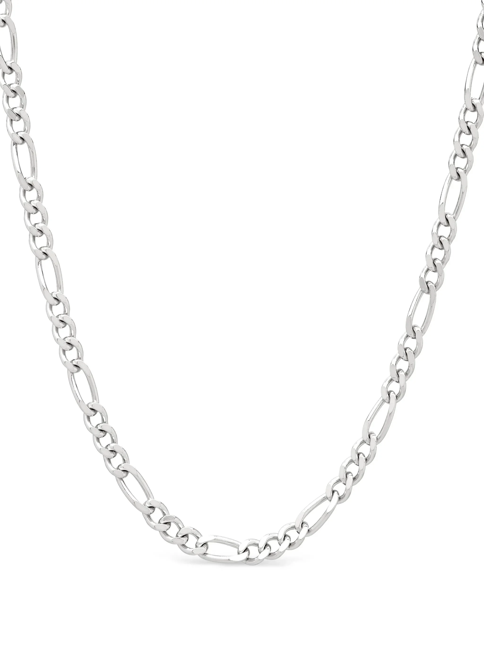 Recycled-silver Bo Chain Thick Necklace - 1