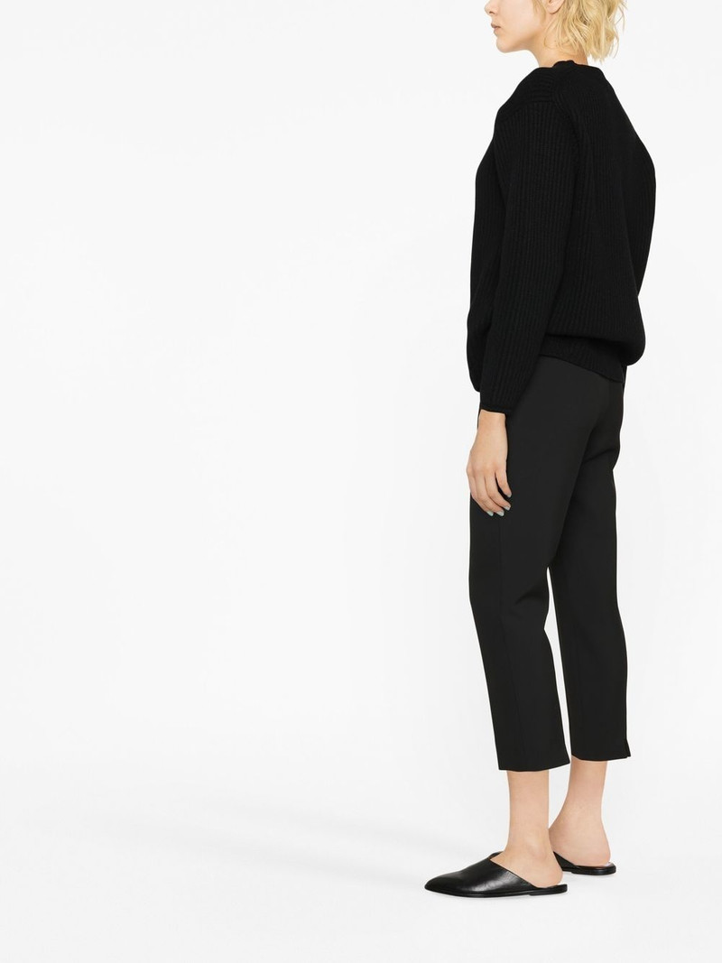 slim-fit cropped trousers 3