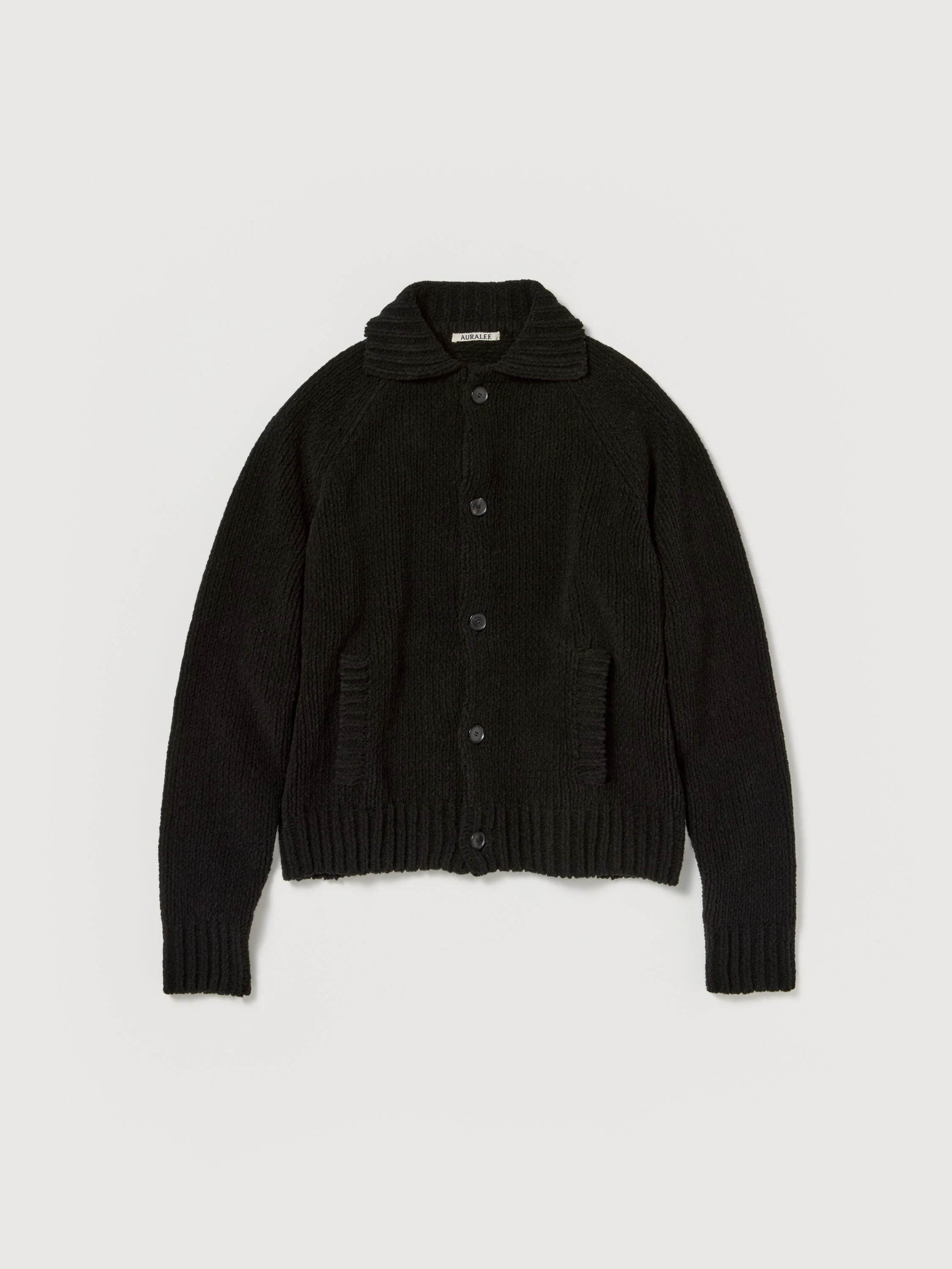 CASHMERE CHENILLE KNIT CARDIGAN - 1