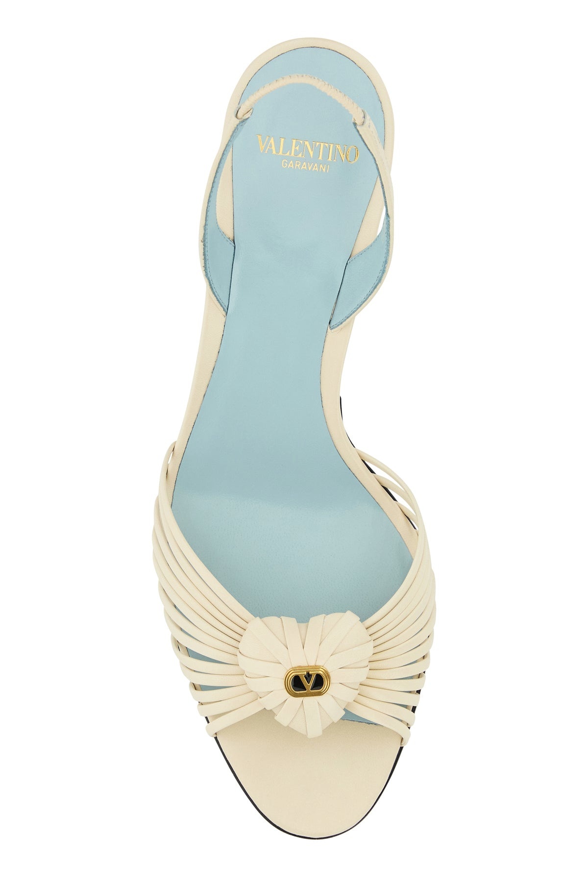 Ivory leather Royal sandals - 4