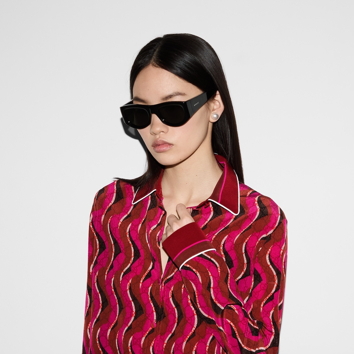Printed silk shirt - 5