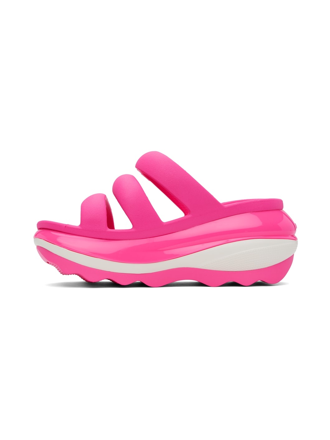 Pink Mega Crush Triple Strap Sandals - 3