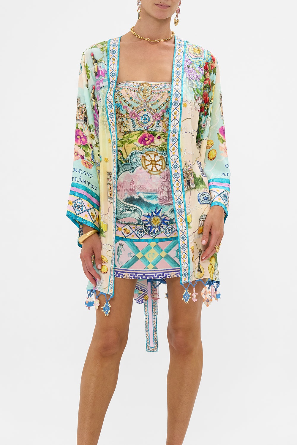 SHORT KIMONO WRAP - 5