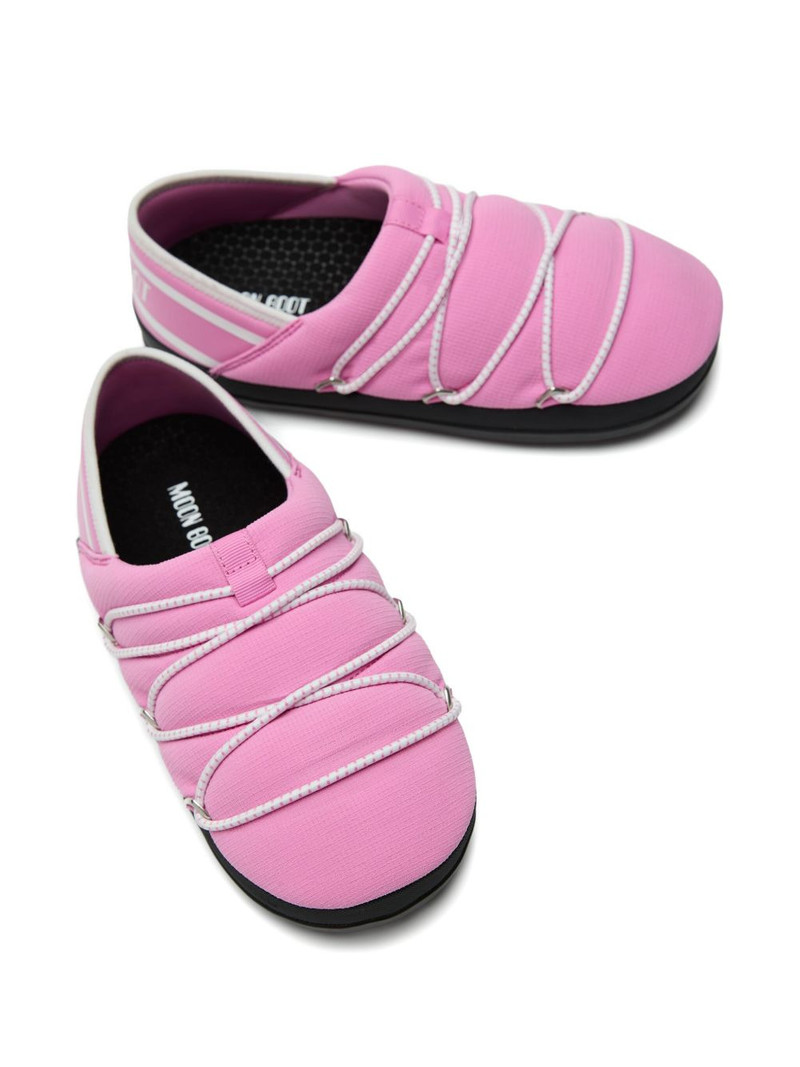 slip-on lace-up slippers 3