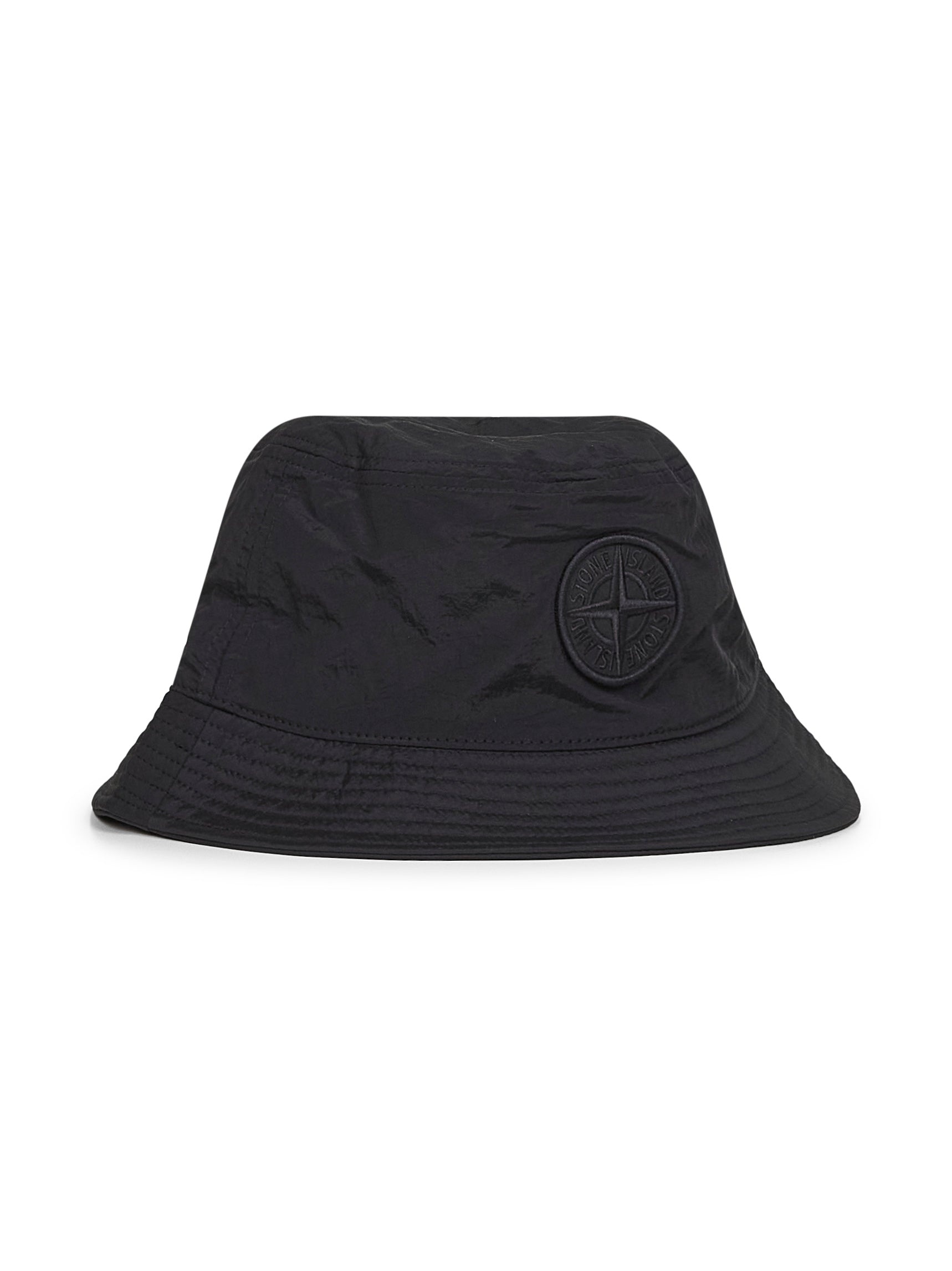 Black nylon bucket hat - 2