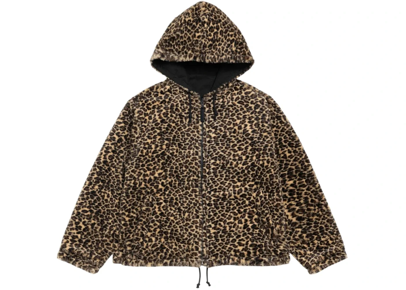 Stussy Reversible Hooded Jacket Leopard - 1