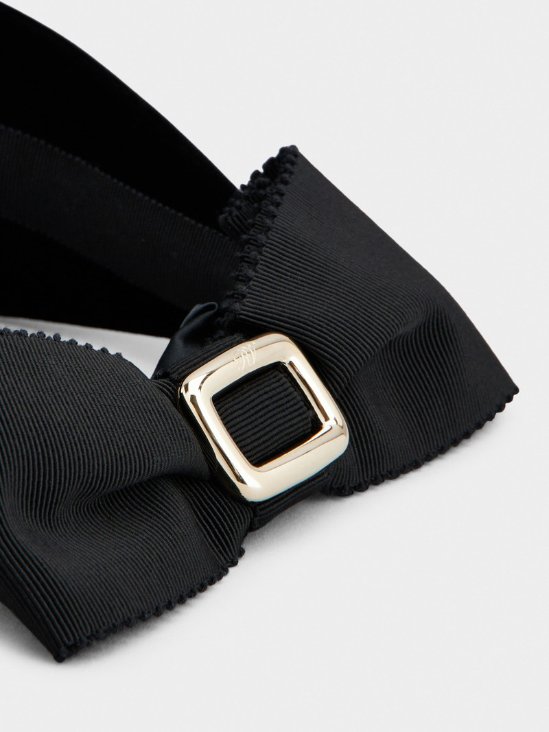 Roger Vivier Viv' Choc Royal Bandeau in Velvet outlook