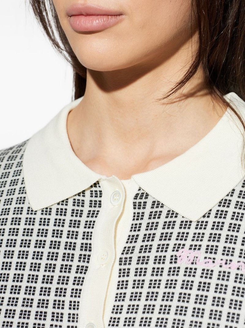 patterned polo top 5