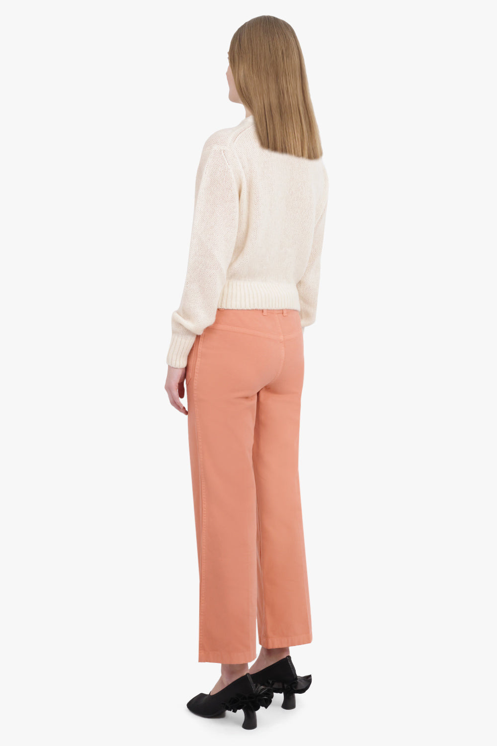 WIDE LEG JEANS | SHELL CORAL - 6