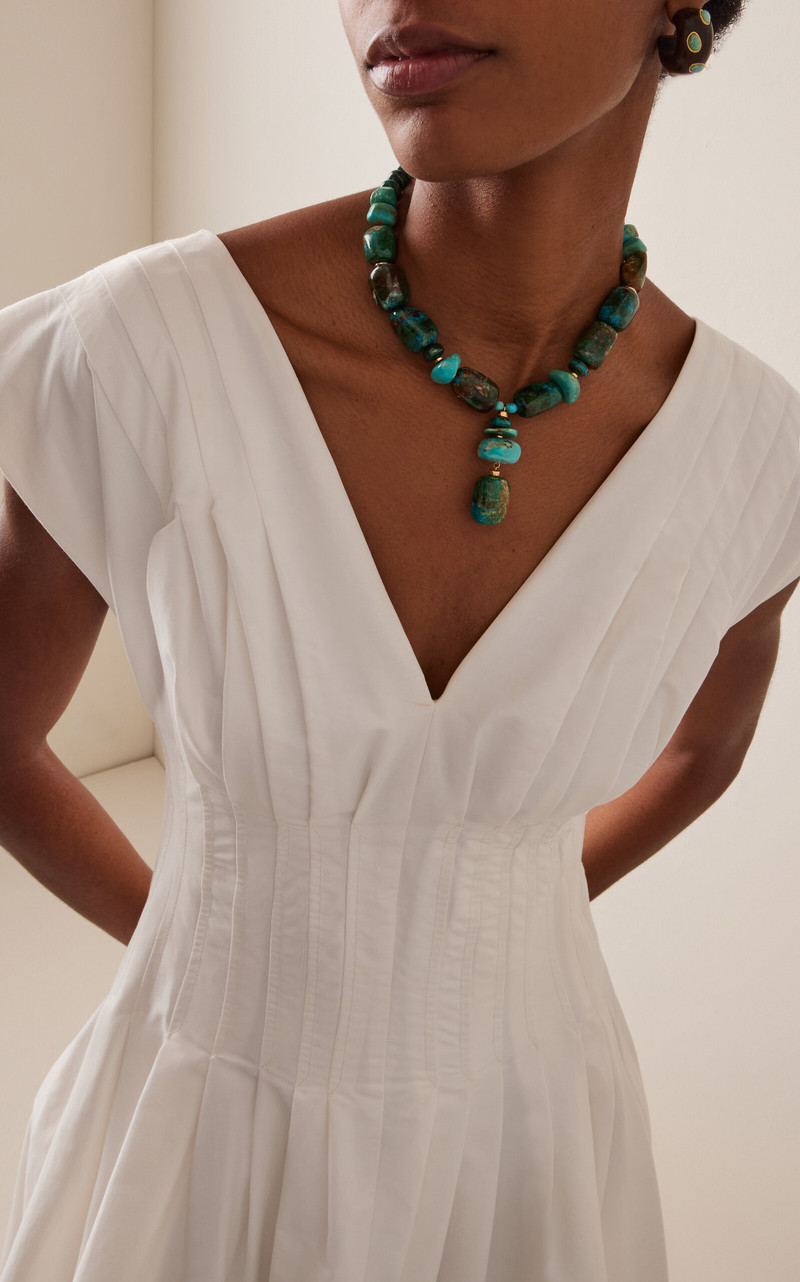 LIZZIE FORTUNATO Andamento Multi-Stone Necklace blue outlook