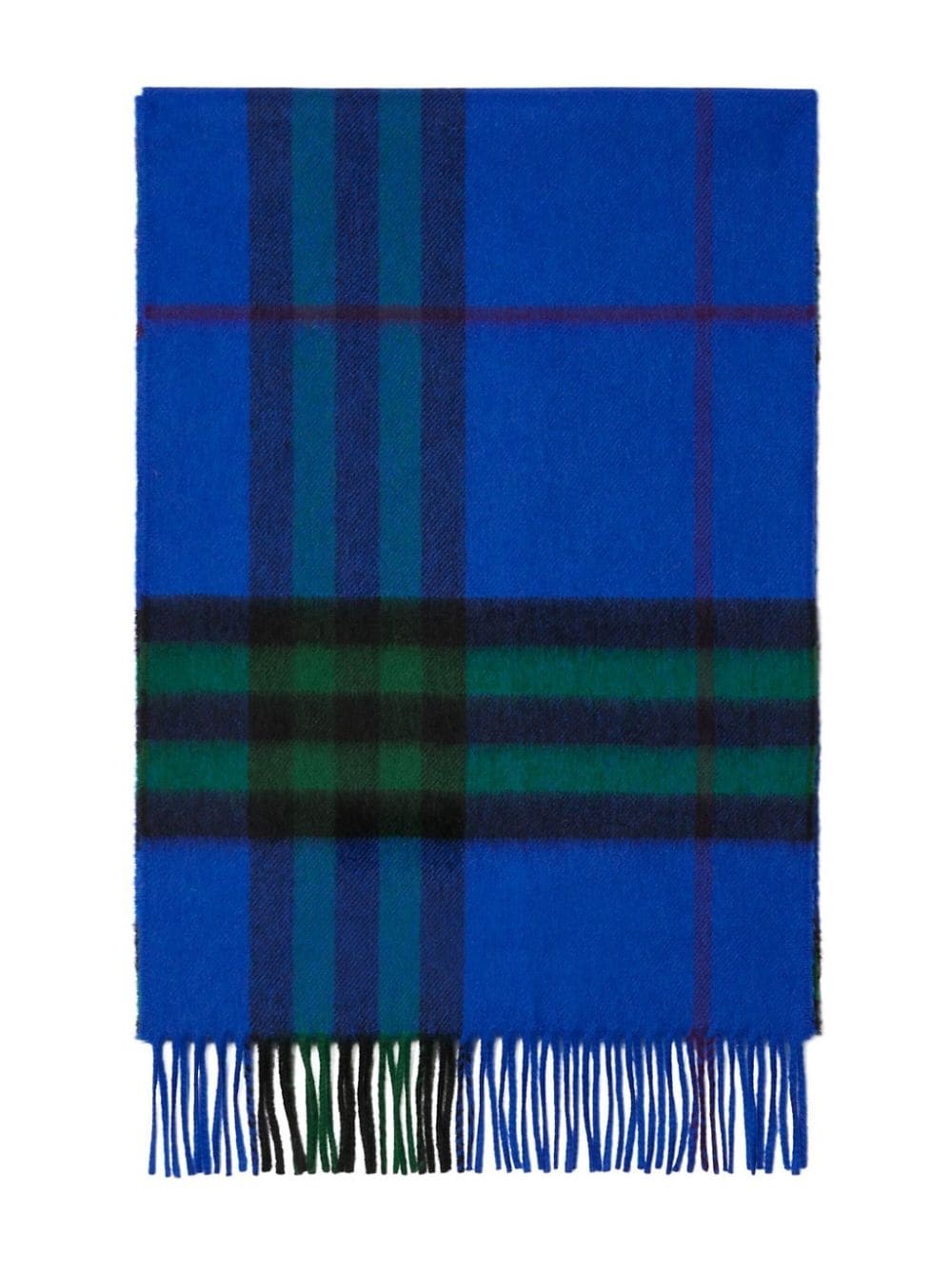 checked cashmere scarf - 2