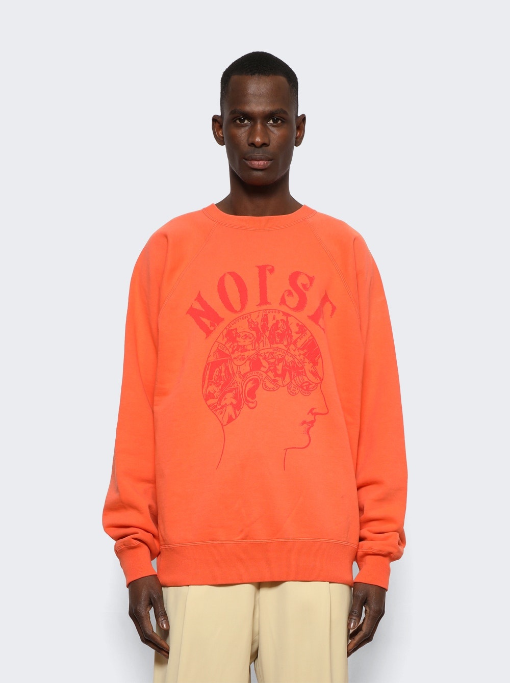 Noise Crewneck Sweatshirt Orange - 3