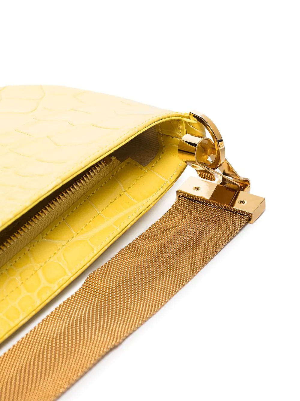 Beverly crocodile-effect clutch - 5