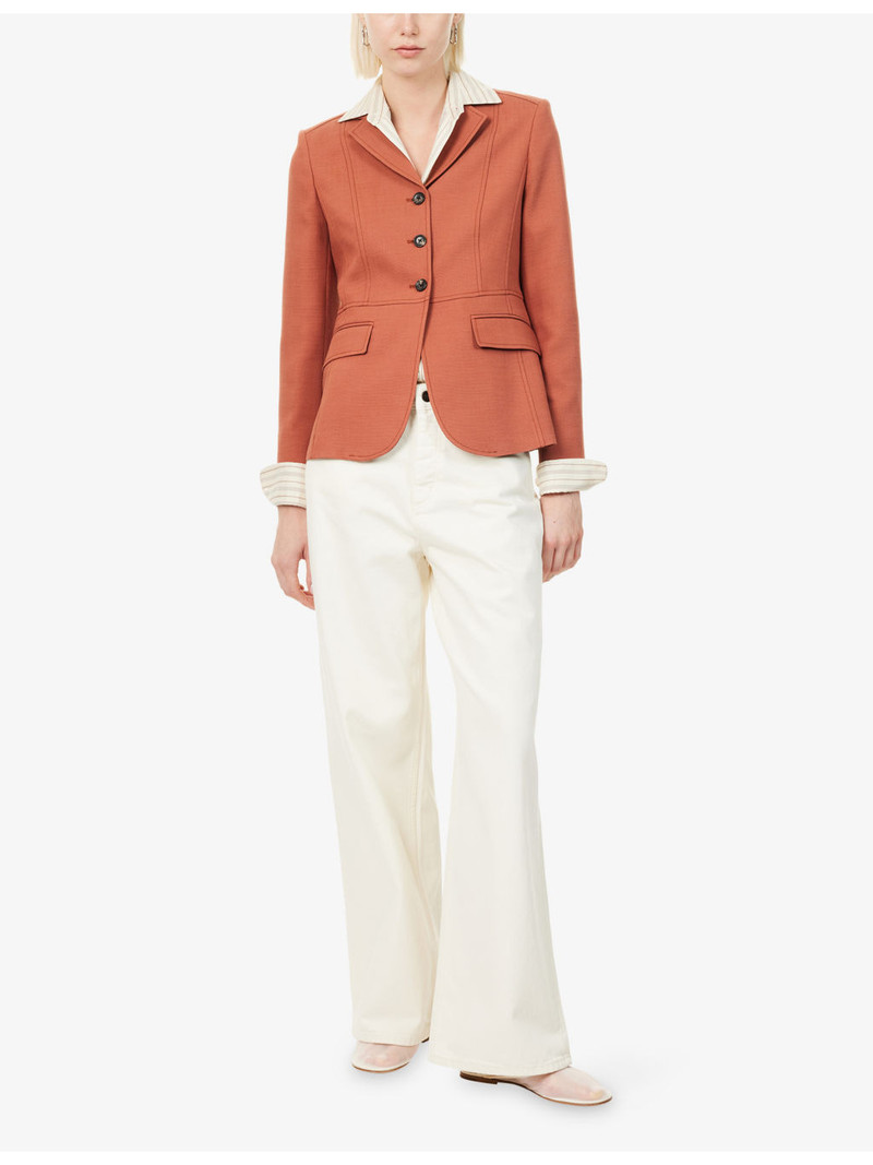 ME+EM Slim Contour Textured Tailoring Woven Blazer outlook