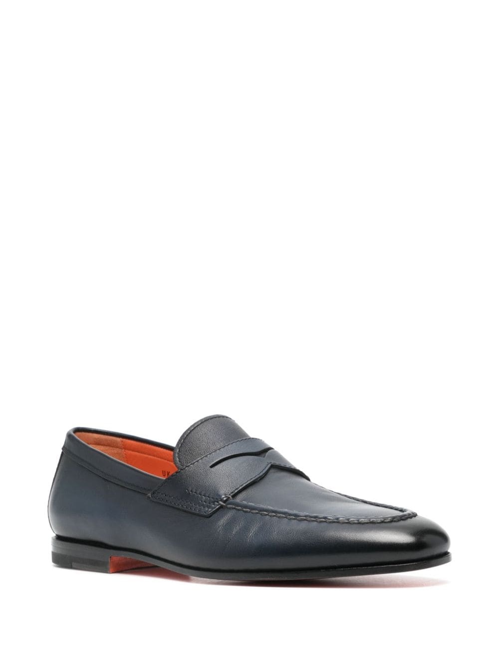 penny-slot leather loafers - 2