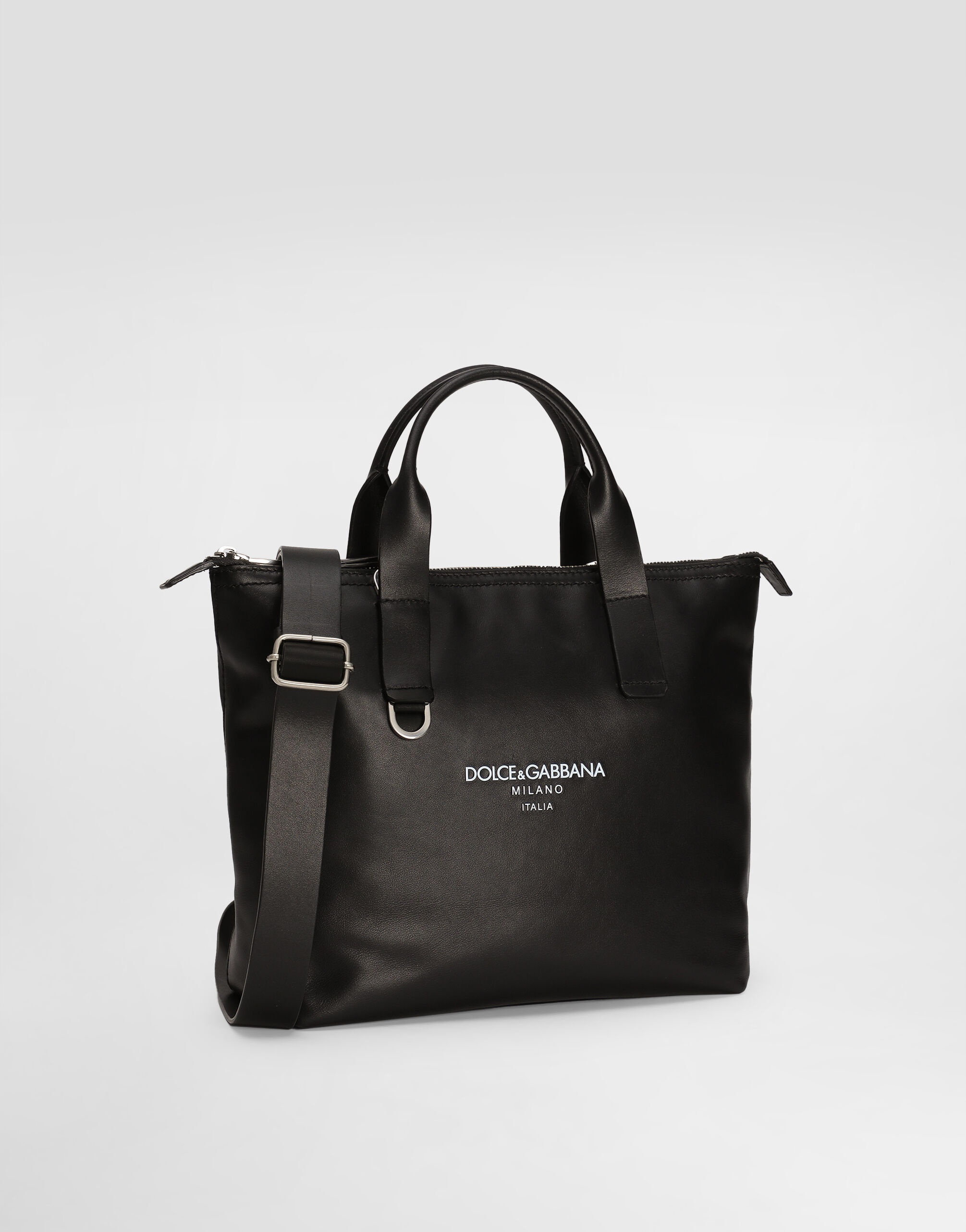 Small calfskin shopper - 4