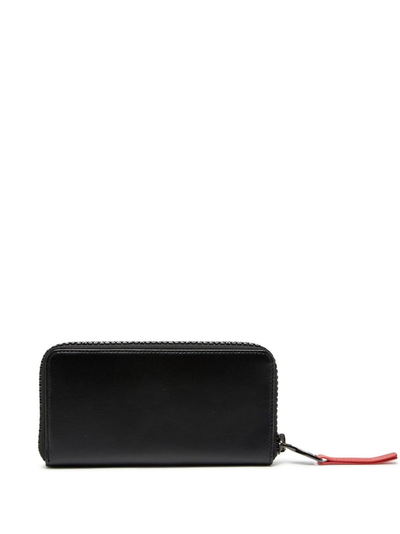 Diesel logo-lettering leather wallet outlook