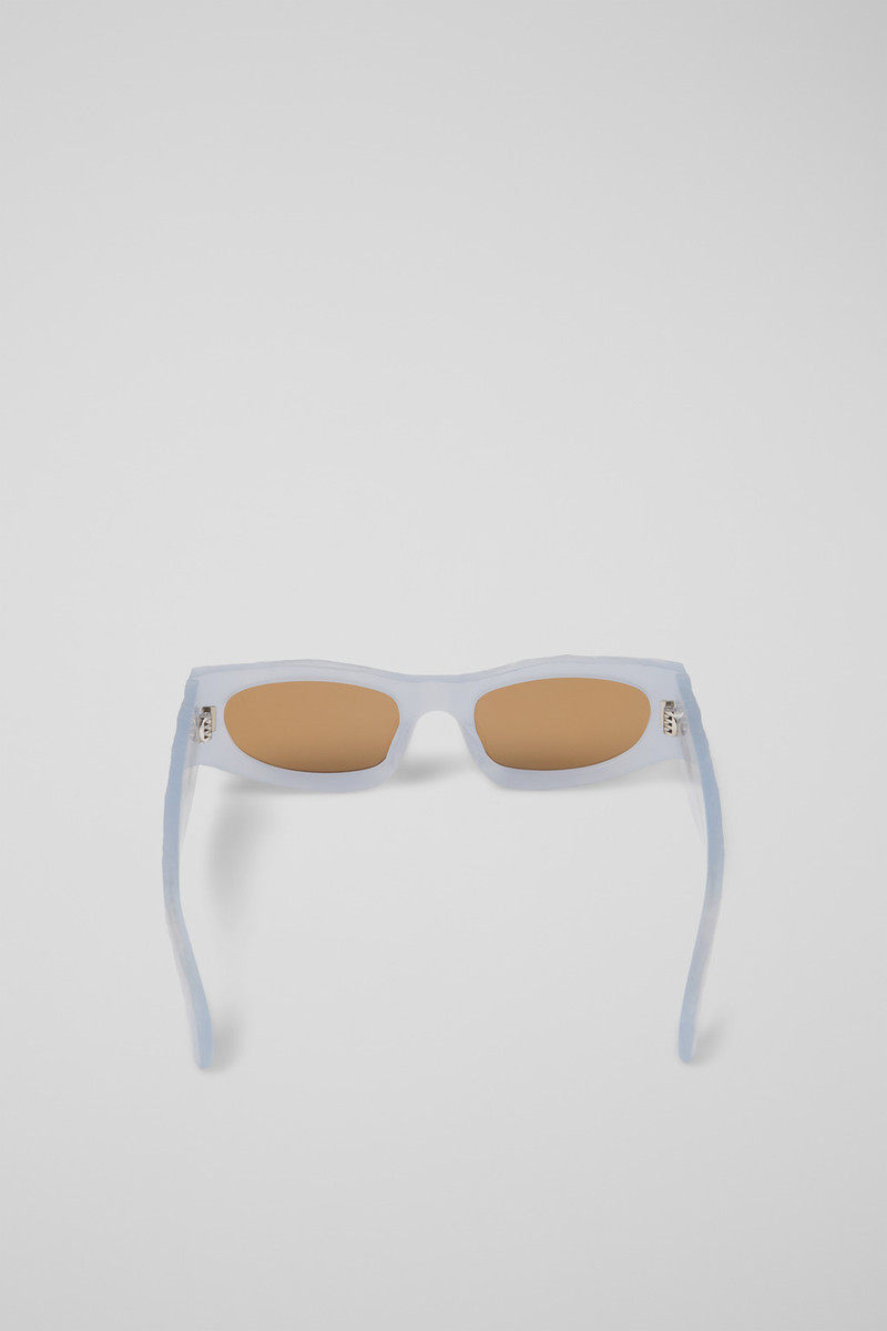 Light gray HIRMU Acetate Sunglasses 4